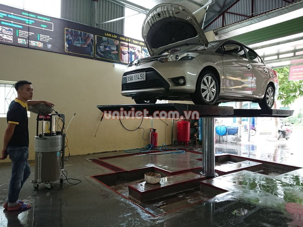 Tại sao mở tiệm rửa xe lại cần có cầu nâng 1 trụ