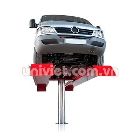 Mặt cầu nâng 1 trụ chữ H nâng bánh