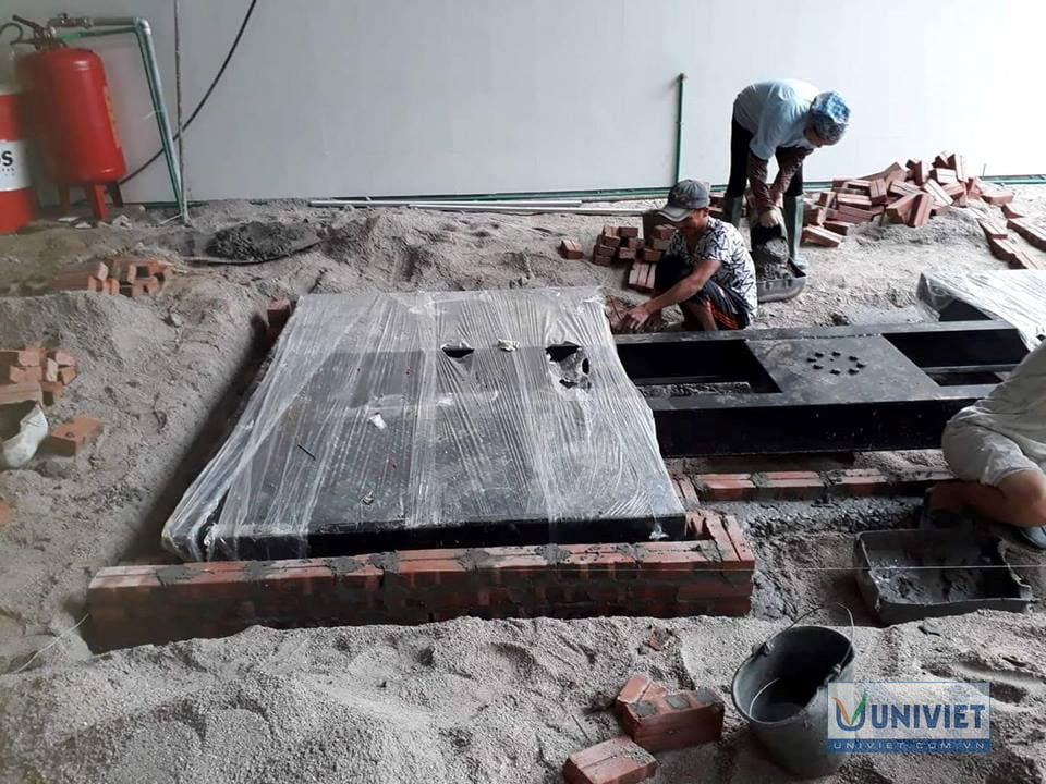 Lắp đặt mặt cầu âm nền