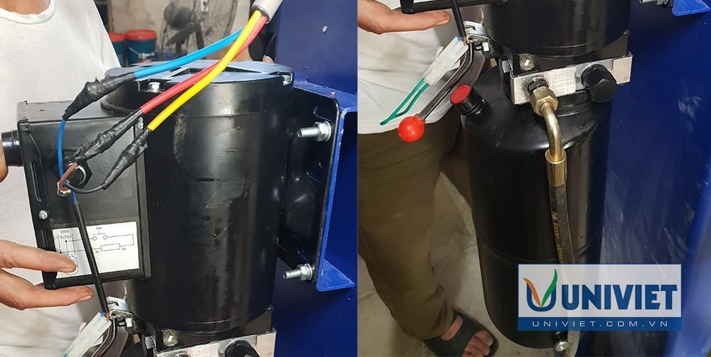 bom thủy lực, bộ điều khiển cầu nâng 2 trụ