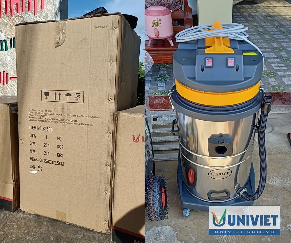 Mở tiệm rửa xe ô tô xe máy chạy điện 1 pha cần những trang thiết bị nào? 2 máy hút bụi ô tô