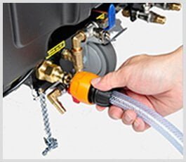 Máy rửa xe hơi nước nóng Optima Steamer DMF 40 Tiện lợi